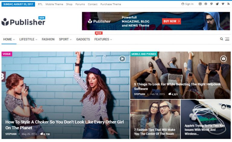 Top 15 Best Multi Purpose Wordpress Themes in 2018
