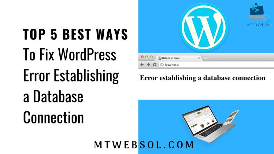 5 Best Ways to Fix Error Establishing Database Connection on WordPress or WooCommerce