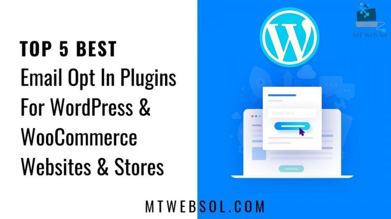 Top 5 Best Email Opt In Plugins for WordPress Websites in 2018