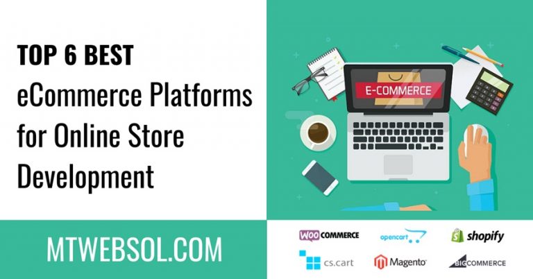 Top 6 Best eCommerce Store Platforms for Online Store Websites in 2019