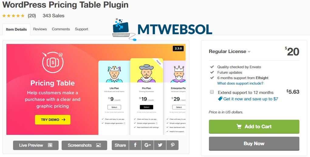 8 Best WordPress Price Comparison Table Plugins in 2024