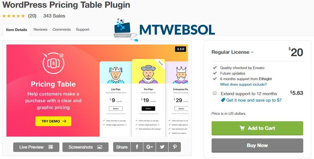 8 Best WordPress Price Comparison Table Plugins in 2024