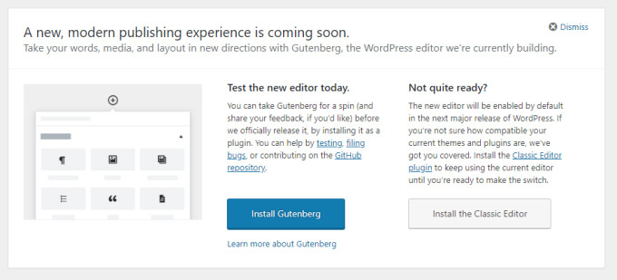 Download WordPress 5.0 on 6th December - What's New in WP v5.0?