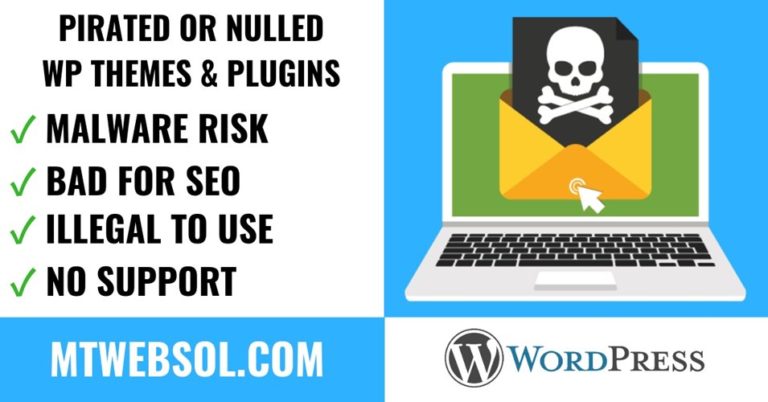 Reasons Why Using Pirated WP Themes & Plugins is Not A Good Idea?