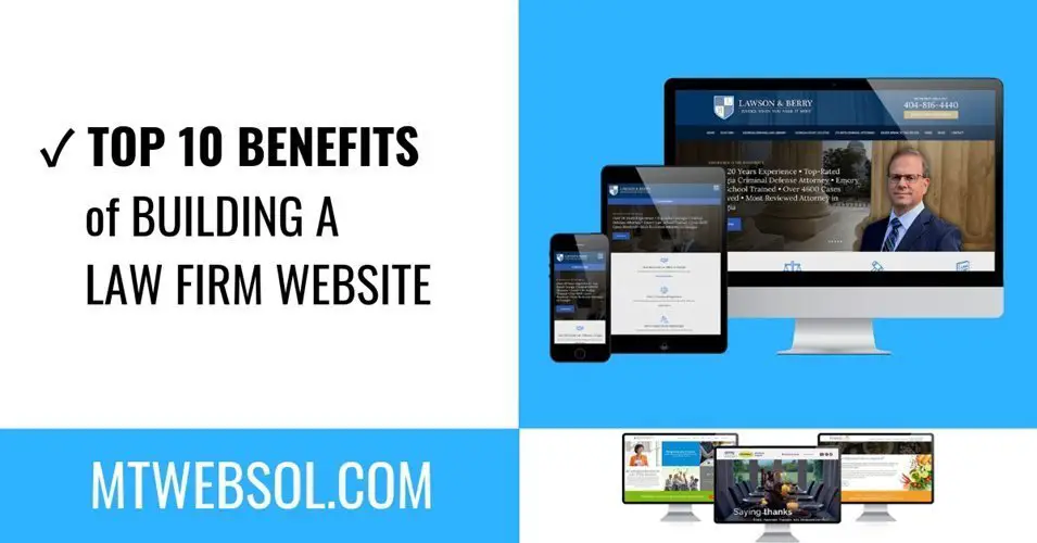 Top 10 Benefits of Having a Law Firm Website